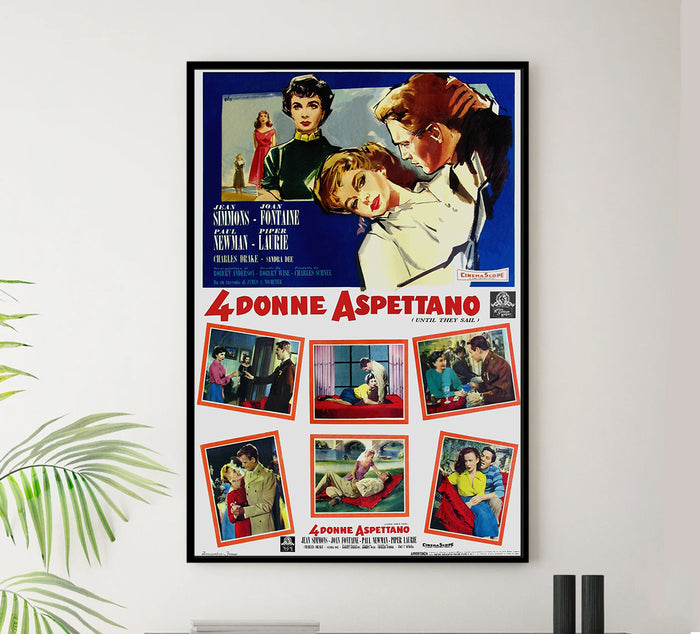 Until They Sail 1957 - Paul Newman - Italy - Classic Movie Poster