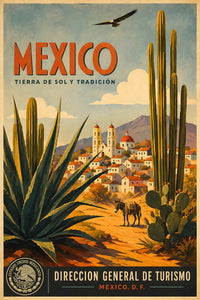 Mexico - Tourism - v1 - Vintage Travel Poster