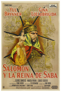 Solomon and Sheba 1959 - Argentina - v1 - Classsic Movie Poster