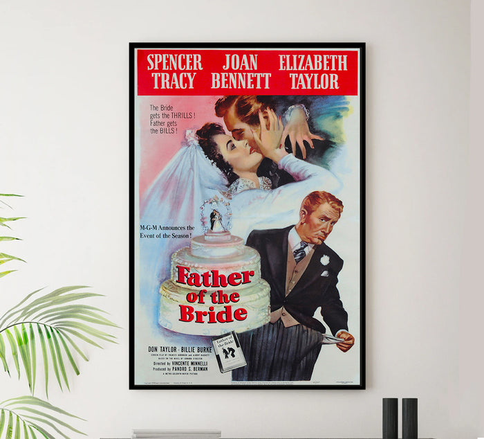 Father of the Bride 1950 - US - v1 - Classic Movie Poster