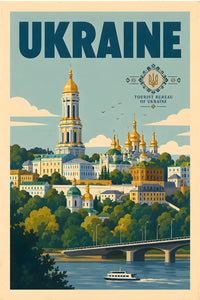 Ukraine - Tourism - v1 - Vintage Travel Poster