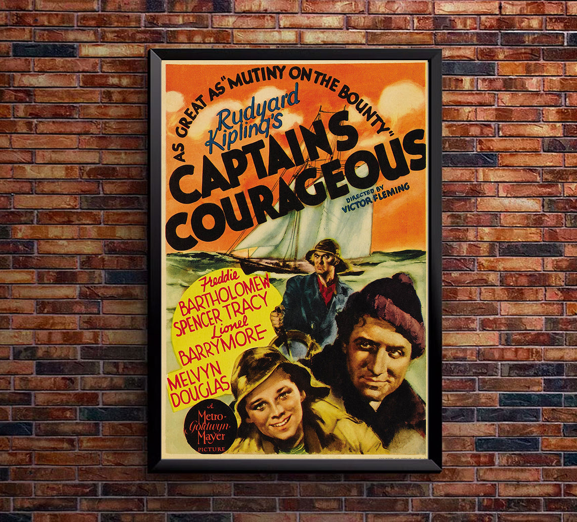 Captains Courageous 1937 - US - v2 - Classic Movie Poster