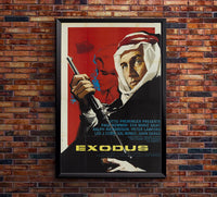 Exodus 1960 - Paul Newman - Italy - Classic Movie Poster