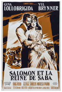 Solomon and Sheba 1959 - France - v2 - Classsic Movie Poster
