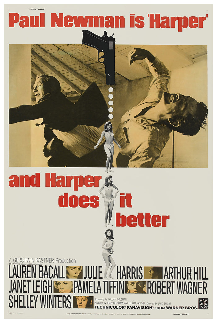 Harper 1966 - Paul Newman - US (2) - Classic Movie Poster