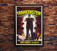 Frankenstein 1931 - US - v9 - Classic Movie Poster