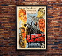 The Invisible Man Returns 1940 - France - v2 - Classic Movie Poster