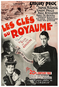 The Keys of the Kingdom 1944 - Belgium - v1 - Classic Movie Poster