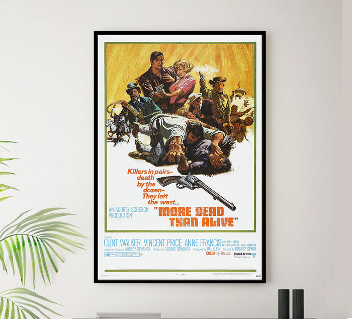 More Dead Than Alive 1969 - US - v1 - Classic Movie Poster