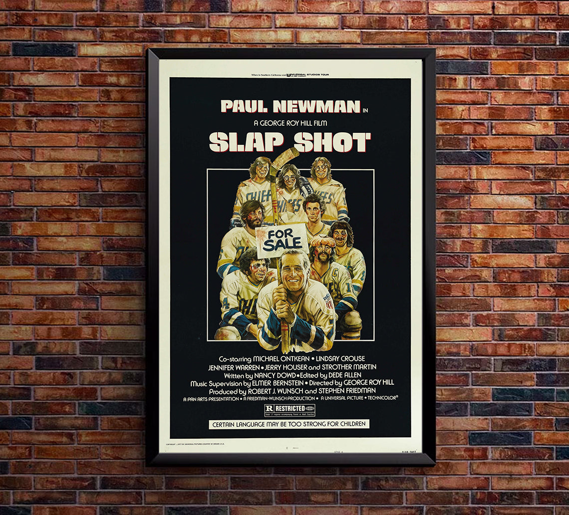 Slap Shot 1977 - Paul Newman - US - Classic Movie Poster