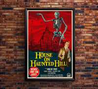 House on Haunted Hill 1959 - Australia - v2 - Classic Movie Poster