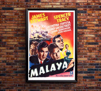 Malaya 1949 - Belgium - v1 - Classic Movie Poster