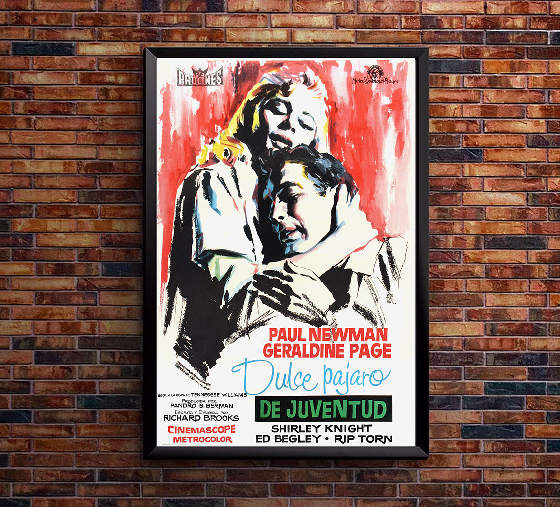 Sweet Bird of Youth 1962 - Paul Newman - Spain (2) - Classic Movie Poster