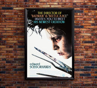 Edward Scissorhands 1990 - US - v2 - Classic Movie Poster