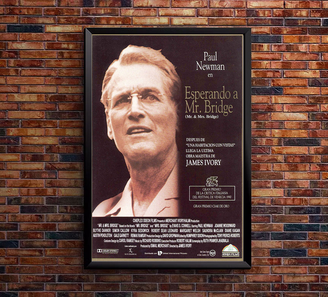 Mr. & Mrs. Bridge 1990 - Paul Newman - Spain - Classic Movie Poster