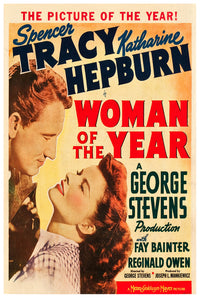 Woman of the Year 1942 - US - v5 - Classic Movie Poster