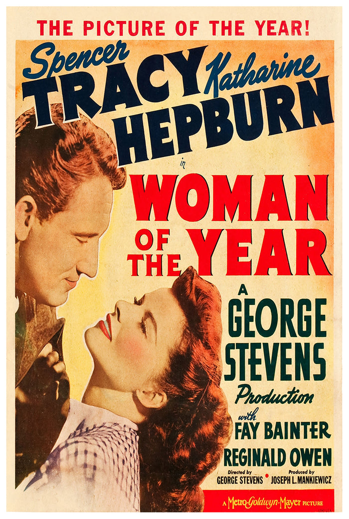 Woman of the Year 1942 - US - v5 - Classic Movie Poster