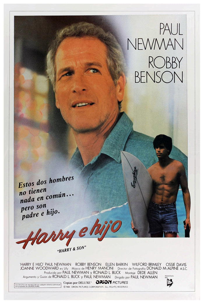 Harry & Son 1984 - Paul Newman - Spain - Classic Movie Poster