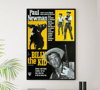 The Left Handed Gun 1958 - Paul Newman - Germany - Classic Movie Poster