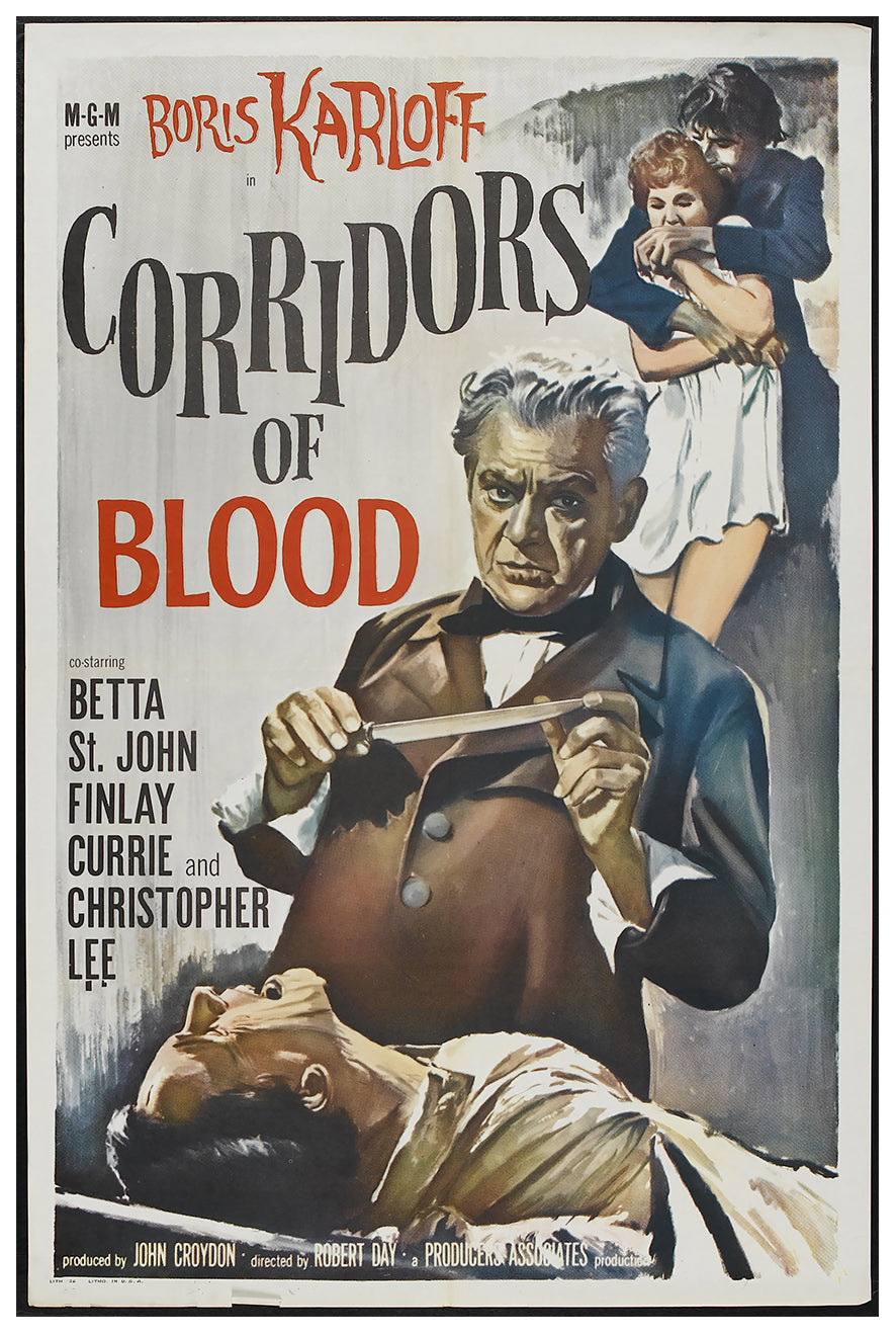 Corridors of Blood 1963 - US - v1 - Classic Movie Poster
