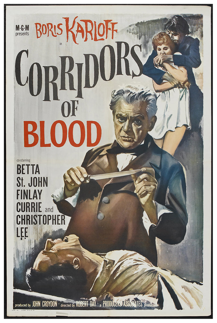 Corridors of Blood 1963 - US - v1 - Classic Movie Poster