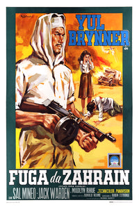 Escape from Zahrain 1962 - Italy - v1 - Classsic Movie Poster