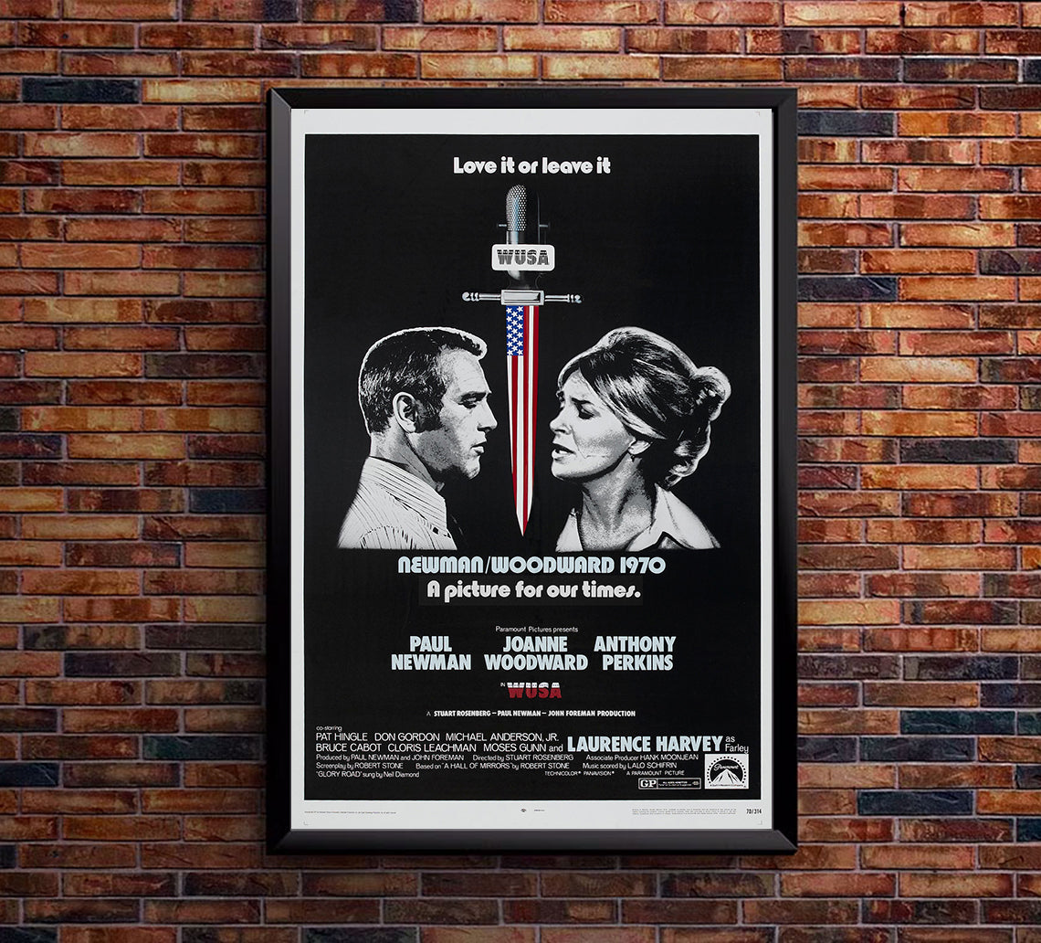 WUSA 1970 - Paul Newman - Australia - Classic Movie Poster