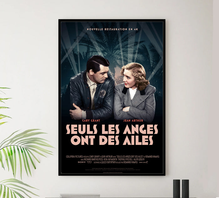 Only Angels Have Wings 1939 - Rita Hayworth - France (2) - Classic Movie Poster