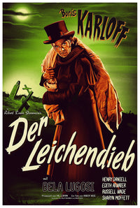 The Body Snatcher 1945 - Germany - v1 - Classic Movie Poster