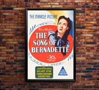 The Song of Bernadette 1943 - Australia - v1 - Classic Movie Poster