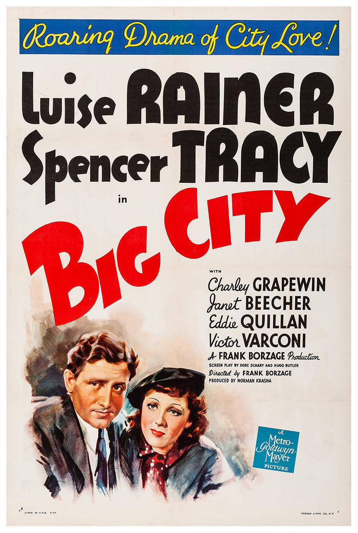 Big City 1937 - US - v3 - Classic Movie Poster