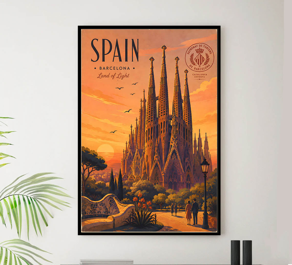 Spain 2 - Tourism - v1 - Vintage Travel Poster