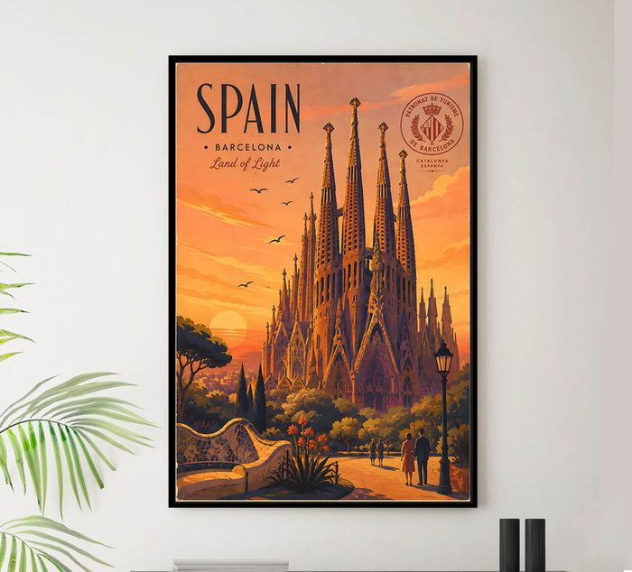 Spain 2 - Tourism - v1 - Vintage Travel Poster