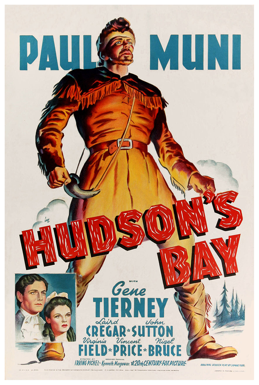 Hudson's Bay 1940 - US - v1 - Classic Movie Poster