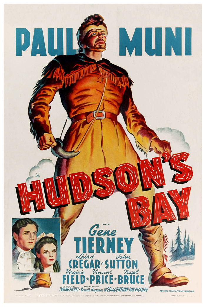 Hudson's Bay 1940 - US - v1 - Classic Movie Poster