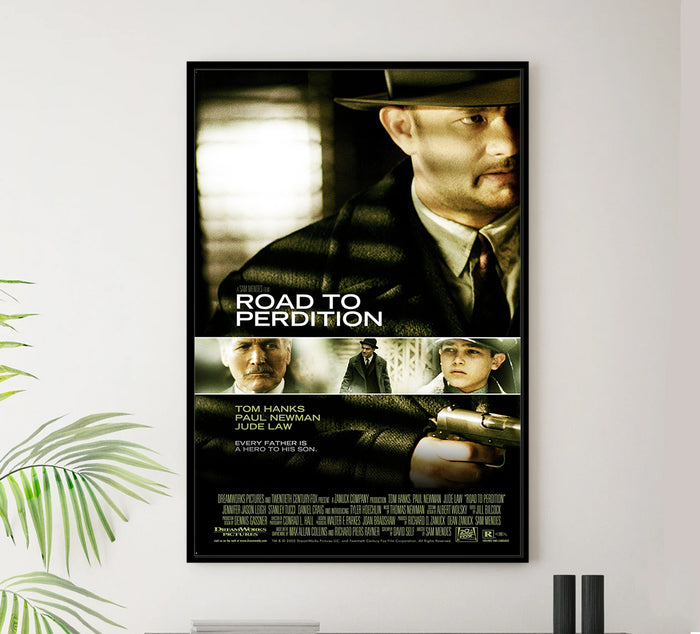 Road to Perdition 2002 - Paul Newman - Indonesia - Classic Movie Poster
