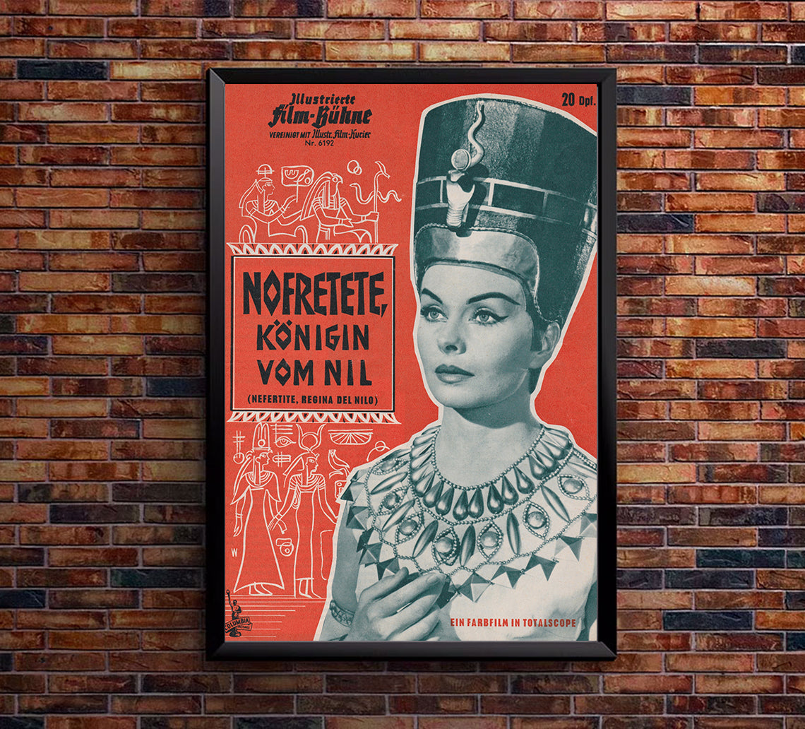 Nefertiti, regina del Nilo 1961 - Germany - v1 - Classic Movie Poster