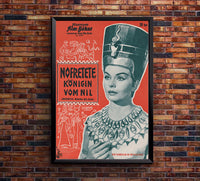 Nefertiti, regina del Nilo 1961 - Germany - v1 - Classic Movie Poster