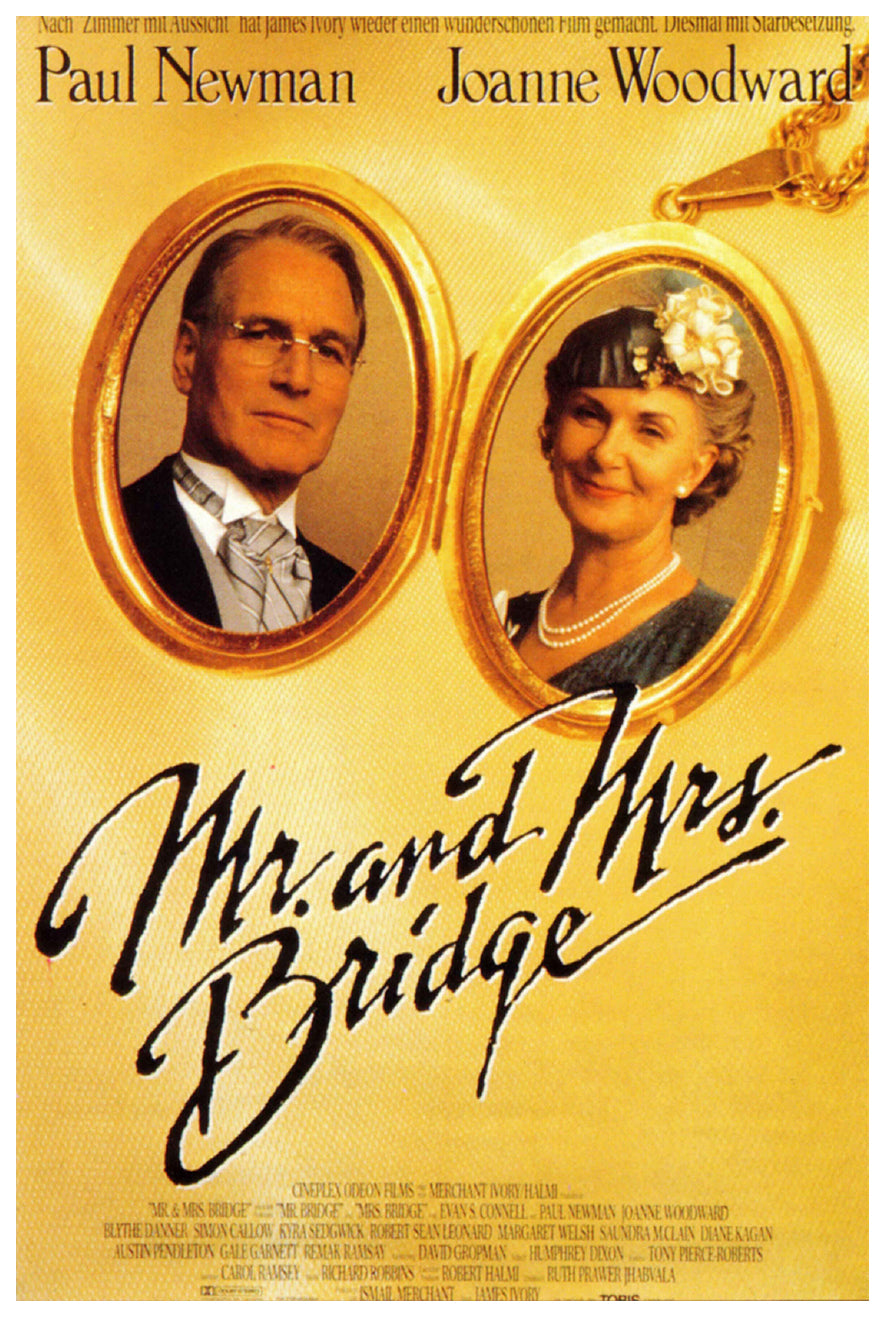 Mr. & Mrs. Bridge 1990 - Paul Newman - Germany - Classic Movie Poster