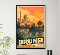 UK - Brunel - Vintage Tourism Travel Poster