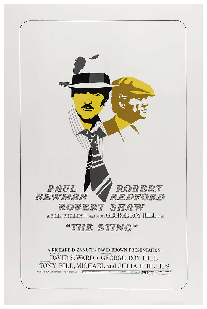 The Sting 1973 - Paul Newman - US - Classic Movie Poster