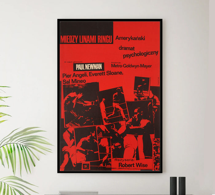 Somebody Up There Likes Me 1956 - Paul Newman - Poland - Classic Movie Poster