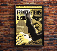 Bride of Frankenstein 1935 - Sweden - v1 - Classic Movie Poster