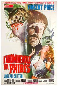 The Abominable Dr. Phibes 1971 - Italy - v1 - Classic Movie Poster