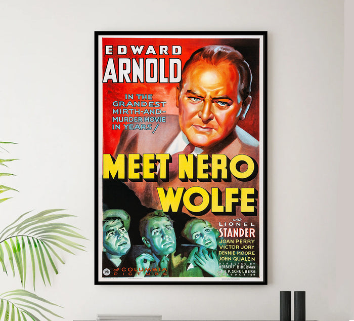 Meet Nero Wolfe 1936 - Rita Hayworth - US - Classic Movie Poster