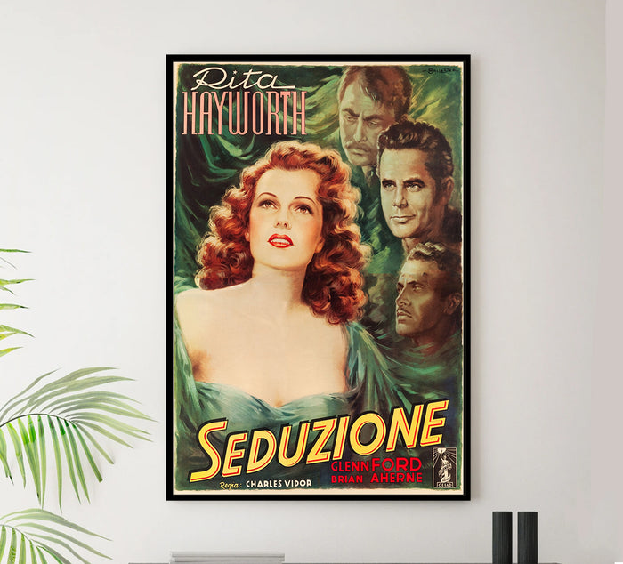 The Lady in Question 1940 - Rita Hayworth - Italy - Classic Movie Poster