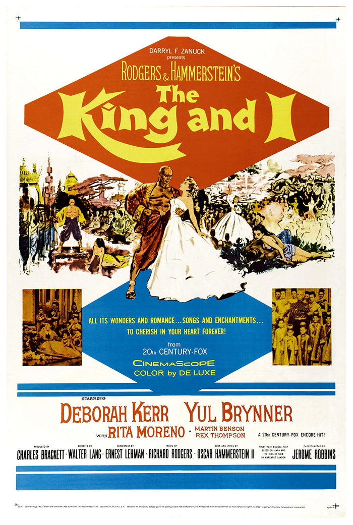The King and I 1956 - US - v1 - Classsic Movie Poster