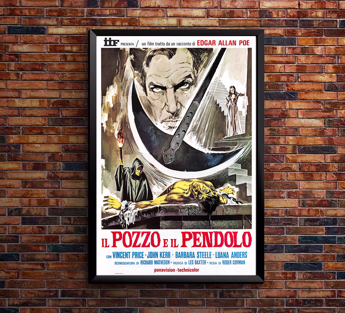 Pit and the Pendulum 1961 - Italy - v2 - Classic Movie Poster