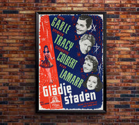 Boom Town 1940 - Sweden - v1 - Classic Movie Poster