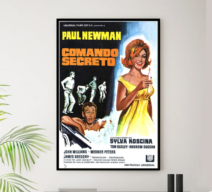 The Secret War of Harry Frigg 1968 - Paul Newman - Spain - Classic Movie Poster
